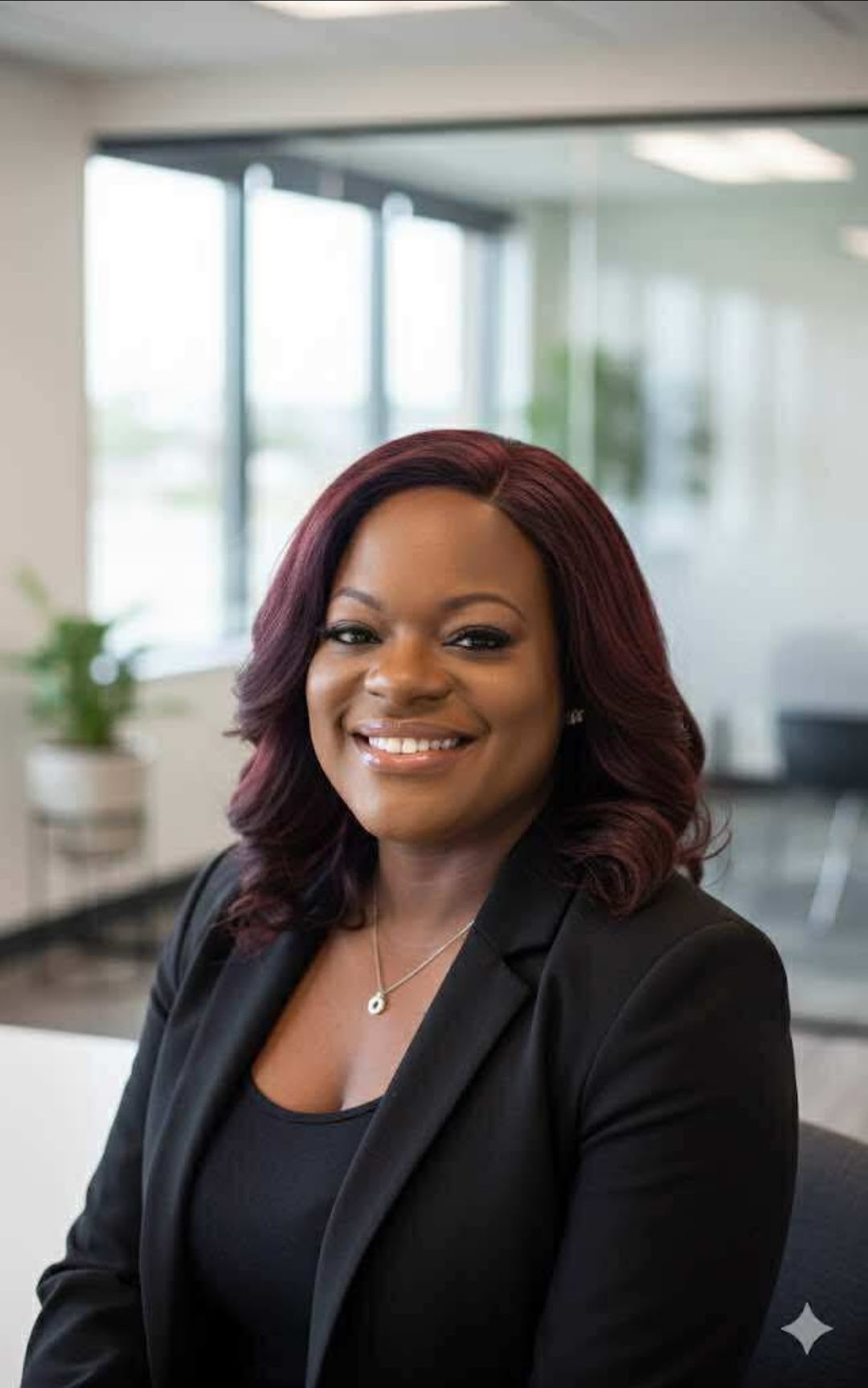 Professional portrait of Serine Denson, Office Manager